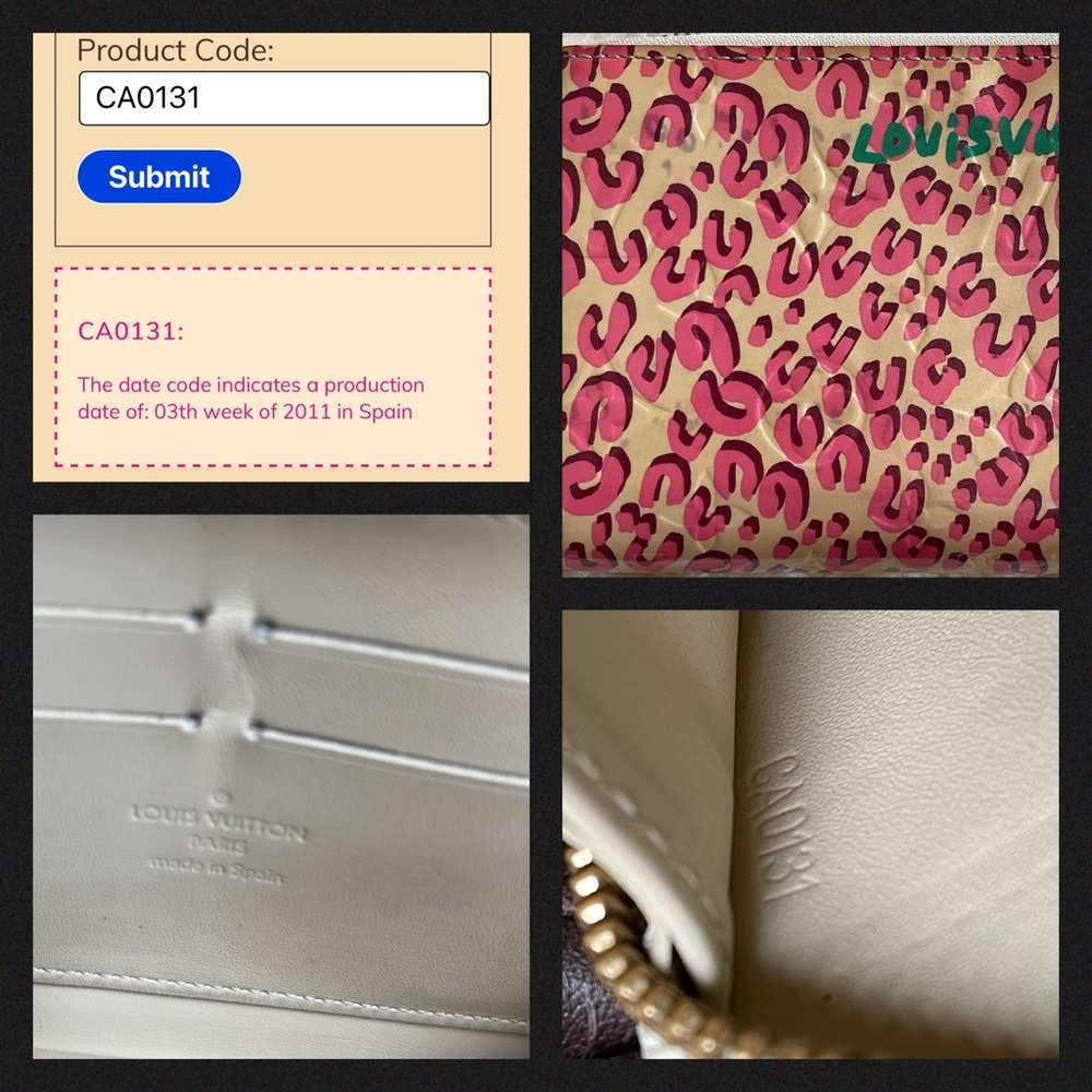 Louis Vuitton Stephen Sprouse Blanc Corail Vernis Leopard Zippy Limited Edition - Picture 14 of 15
